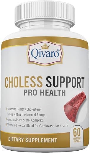 Qivaro - Choless Support Pro Health – Redutor de Colesterol 60 cápsulas 500mg
