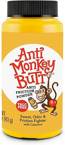 Pó Corporal com Calamina, Combate Suor, Odor e Atrito, 1,5 Oz (42g), Pack com 12 – Tamanho Viagem - Anti Monkey Butt