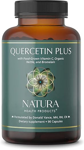 Quercetin Plus – Modula Resposta Imune e Histamínica Saudável – Com Bromelina, Vitamina C e Folha de Urtiga - Natura Health Products