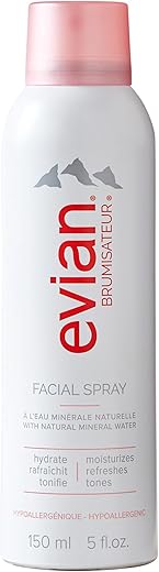 Evian Spray Facial, 150 ml (1 unidade) – Hidratação e Frescor para sua Pele