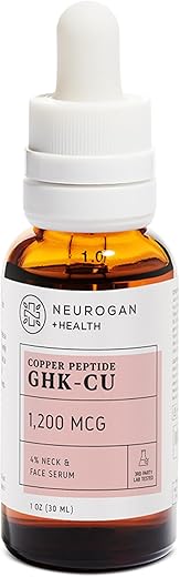 Neurogan - GHK-Cu (Peptídeo de Cobre) 4%% para o Pescoço – Cuidado Avançado da Pele | 30ml