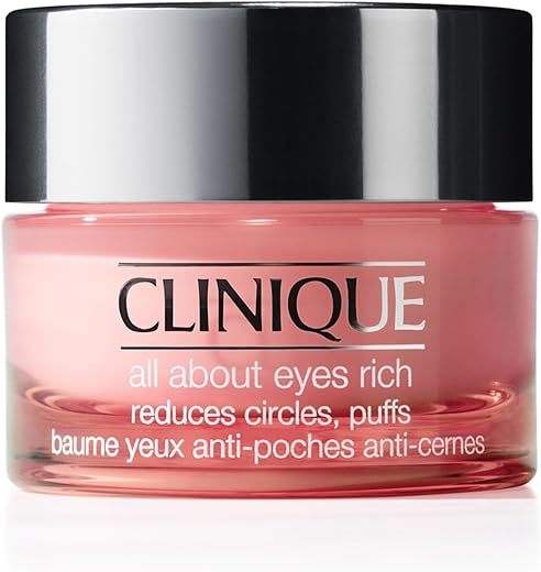 Clinique All About Eyes Creme Rico para os Olhos com Ácido Hialurônico – Hidratação Intensa | 15g