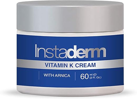Instaderm - Creme de Vitamina K – Fórmula de Cicatrização de Hematomas com Arnica. Hidratante para Manchas Escuras causadas por Hematomas e Vasinhos