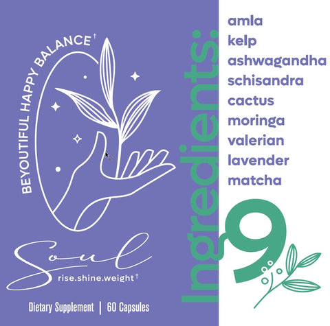 Beyoutiful Happy Balance - Beyoutiful – Suplemento Alimentar para Equilíbrio e Perda de Peso – 60 cápsulas