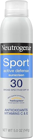 Protetor Solar Neutrogena Sport Active Defense FPS 30 Spray, Resistente ao Suor – 120ml