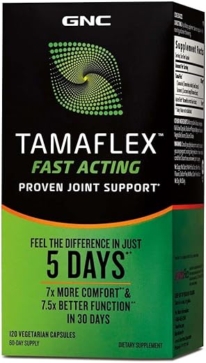 TamaFlex Rápida Ação, 120 Cápsulas Vegetarianas, Suporte para Articulações - GNC