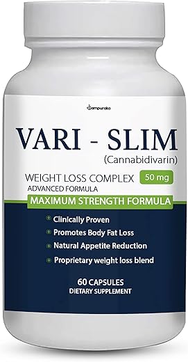 Sampuraka - Vari-Slim Advance Nova Fórmula 1 Pacote – Suprimento de 30 Dias | Emagreça com Saúde | 100% Natural