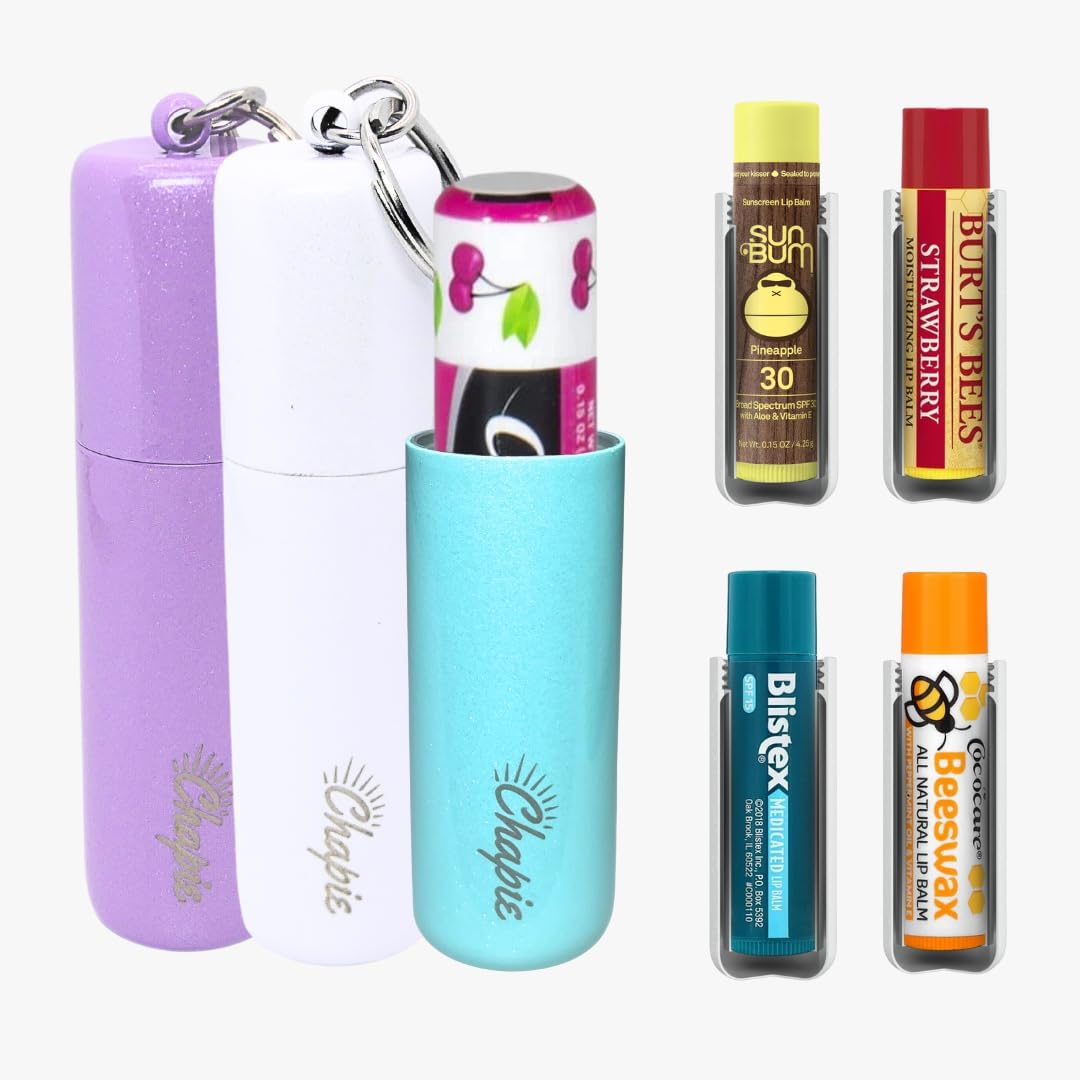 Chapie - Porta-chaves OG para Bálsamo Labial Isolado a Vácuo, Evita Derretimento – Suporte para Lábios Hidratados