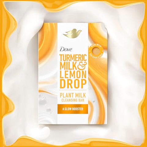 Sabonete em Barra Dove Plant Milk, Pack com 4 Unidades, Pele Hidratada, Fórmula Biodegradável 98%, 140g