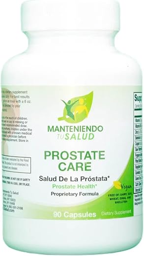 Manteniendo Tu Salud - Cuidados com a Próstata, Suporte para a Próstata, 60 Cápsulas – Marca Prostate Care