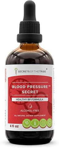 Secrets of the Tribe - Segredos da Tribo – Segredo para Pressão Arterial, Fórmula para Circulação Saudável, Extrato Líquido de Ervas em Gotas sem Álcool 118 ml