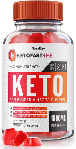 NutraRize - KetoFast4ME ACV Gummies – Gomitas KetoFast 4 ME para Perda de Peso Avançada, Suplemento de Força Máxima, Avaliações de Gomitas Keto Fast 4 ME (60…)