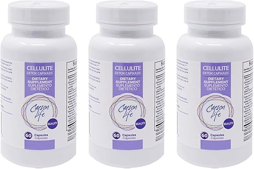 Carson Life - Detox Celulite 3 Pacotes – Marca: Máxima Visibilidade