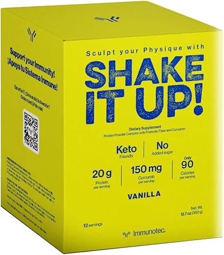 Shake It Up (Baunilha) – 500g | Shake Proteico para Emagrecimento e Energia - Immunotec