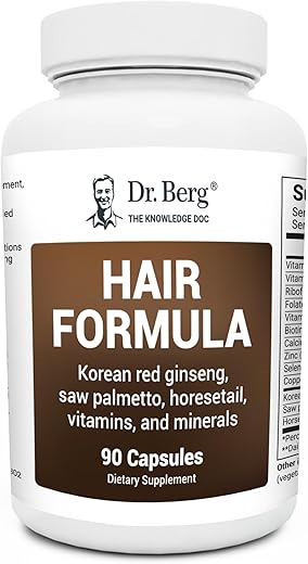 Dr. Berg Nutritionals - Dr. Berg – Vitaminas All in One para Cabelo e Pele – Fórmula Completa – 60 cápsulas – 100% Natural