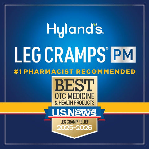 Hyland's Leg Cramps PM, Relief of Nighttime Leg, Calf, and Foot Cramps, 50 Quick-Dissolving Tablets