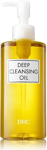 Óleo de Limpeza Profunda, Óleo de Limpeza Facial, Removedor de Maquiagem, Limpa sem Obstruir os Poros, Sem Resíduos, Sem Fragrância e Corante, Todos os Tipos de Pele, 200 ml - DHC