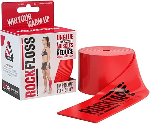 RockTape - Rocktape RockFloss Tack – Faixa de Mobilidade para Recuperação Muscular, Alívio de Dores Musculares, 2
