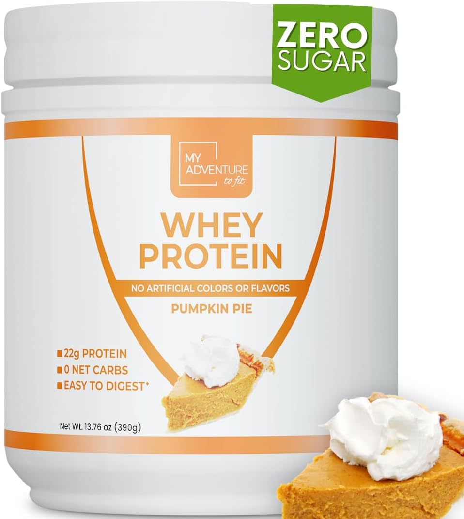 Whey Isolate – Proteína em Pó de Baixo Carboidrato para Mulheres – Adoçada com Stevia – Proteína Isolada para Crescimento Muscular – Pó de Proteína Limpa - My Adventure to Fit