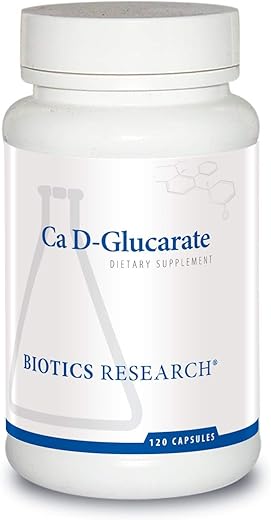 Ca D Glucarate – Desintoxicação do Fígado, Elimina Toxinas, Fortalece os Ossos, Saúde Hormonal, Saúde Cardíaca, Composição Corporal Saudável, Cultura de Vegetais Orgânicos Crus 120g - Biotics Research