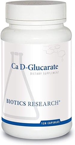 Ca D Glucarate – Desintoxicação do Fígado, Elimina Toxinas, Fortalece os Ossos, Saúde Hormonal, Saúde Cardíaca, Composição Corporal Saudável, Cultura de Vegetais Orgânicos Crus 120g - Biotics Research