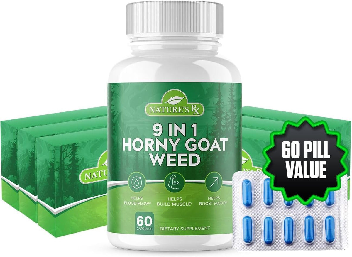 EPN Supplements - Nature’s RX | Aumente o Tamanho com as Melhores Pílulas de Suplemento para Homens | Rápido e Eficiente | Fórmula #1 | 100% Natural