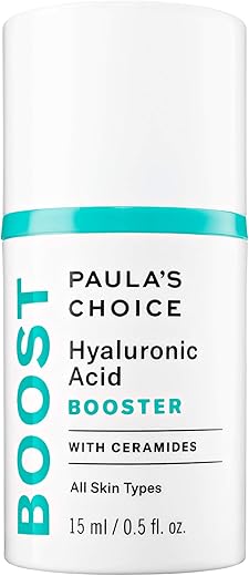 Paula's Choice - Paula’s Choice BOOST Ácido Hialurônico com Ceramidas para Hidratação Profunda e Leve, Sérum Concentrado, 0,5 Ounce (15ml)