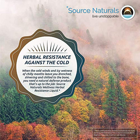 Herbal Resistance – Echinacea, Yin Chiao, Sabugueiro – 60 cápsulas - Source Naturals
