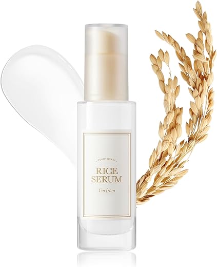 I'm from - I’m From Rice Serum: Extrato de Embrião de Arroz Coreano Fermentado 73% – Estimula Colágeno, Vitalidade e Pele Radiante – Niacinamida – Nutritivo e Hidratante – 30ml
