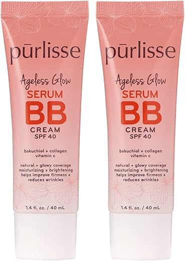 Ageless Glow Serum BB Cream SPF 40 | Full – Creme BB com FPS 40 para um brilho eterno | pūrlisse - pūrlisse