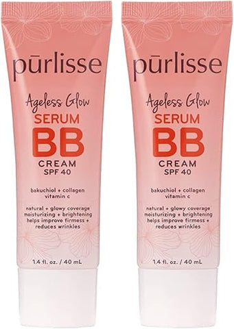 Ageless Glow Serum BB Cream SPF 40 | Full – Creme BB com FPS 40 para um brilho eterno | pūrlisse - pūrlisse