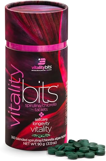ENERGYBITS - VITALITYbits – Spirulina Orgânica em Pó – 100g – Energia Natural