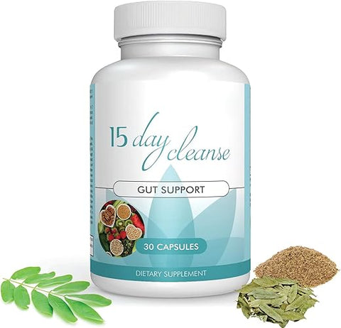 KATIX - Limpeza Avançada do Cólon e Intestino | Suave e Efetiva Limpeza do Cólon e Intestino em 15 Dias | Limpeza do Cólon Aprimorada com Ingredientes Naturais | Suporte para Intestino e Cólon | 30 Cápsulas | Fabricado