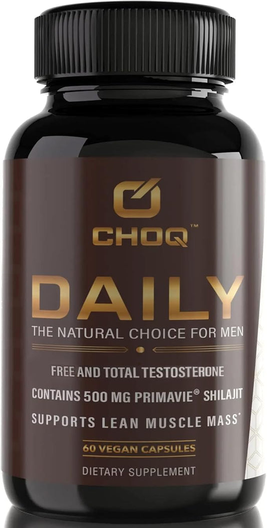 Daily 60 Cápsulas Veganas | A Escolha Natural para Homens | Marca CHOQ - CHOQ