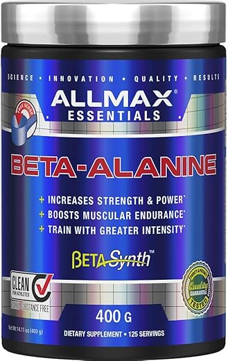Beta-Alanine 400g – Potencialize seus treinos com qualidade e eficiência - ALLMAX Nutrition