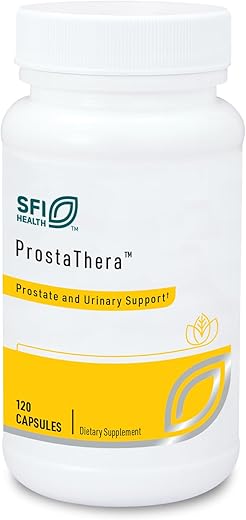 Prostathera – Suporte para a Próstata com Saw Palmetto, Pólen, Urtiga, Pygeum | 100% Natural | 60 Cápsulas - Klaire Labs