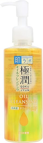 肌ラボ - ROHTO Hadalabo Gokujun Óleo de Limpeza 200ml – Hidratação Profunda e Remoção de Maquiagem