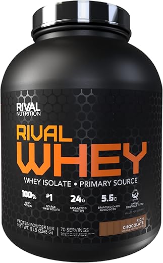 RIVAL NUTRITION - Rival Nutrition – RIVALWhey Chocolate Rico em Proteínas – 500g