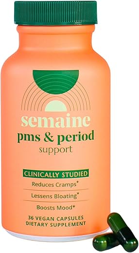 Semaine - PMS: Alívio dos Sintomas Menstruais – Fórmula Natural – 30 cápsulas
