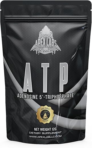 Apex Labs - ATP | Adenosina Trifosfato | Suporte à Energia Celular e Saúde Mitocondrial (0,4 ml)