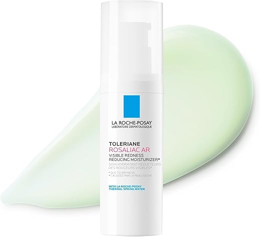 Toleriane Rosaliac AR Creme Redutor de Vermelhidão Visível | Creme Corretor de Cor para Pele Sensível com Pigmentos Verdes | Calmante e Hidratante | 40g - La Roche-Posay