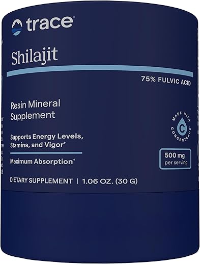 Shilajit Resina Suplemento Mineral | 500mg | Marca em Primeiro Lugar - Trace Minerals
