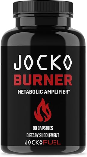 Burner para Homens – Aumente sua Energia e Queime Calorias Rapidamente | 100% Natural | 60 cápsulas | Marca Jocko Fuel - Jocko Fuel