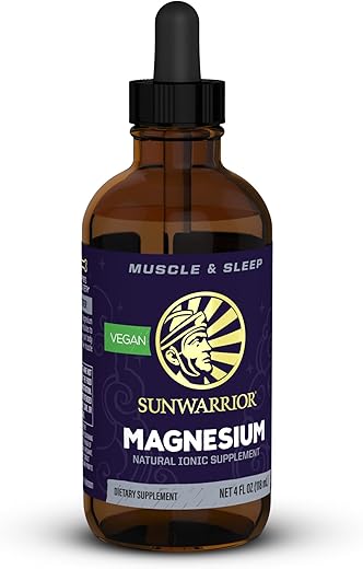 Magnésio Líquido Iônico Natural | Aditivo de Bebida com Minerais Traços para Apoiar Cérebro e Coração - Sunwarrior