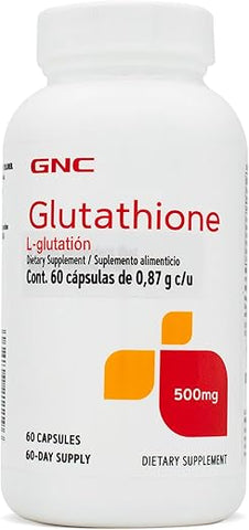 Glutationa 500mg, 60 Cápsulas, Fortalece a Imunidade - GNC