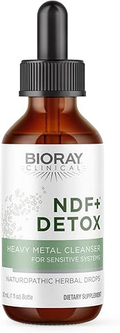 Clinical NDF Plus – 30 ml – Remove Naturalmente Toxinas do Corpo – Não-OGM, Vegetariano, Livre de Glúten - BIORAY