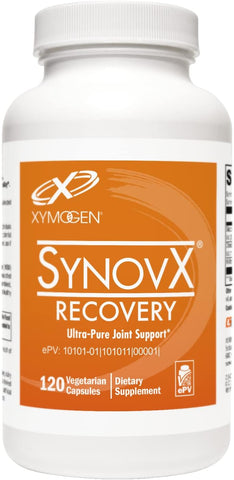 SynovX Recovery – Suporte Articular para Estrutura e Função Saudáveis – Cápsulas de MSM Glucosamina Condroitina para Suporte a Tecidos, Cartilagens Saudáveis – 60 cápsulas - XYMOGEN