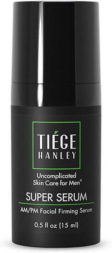 Super Serum Anti-Envelhecimento (1-Pack) – Soro Facial Firmador para Homens – Soro Facial Masculino com Ácido Hialurônico Sódico - Tiege Hanley