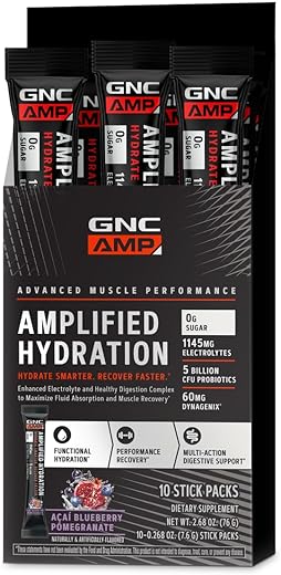 AMP Amplified Hydration | Eletrólitos Aprimorados | Hidratação Potencializada - GNC