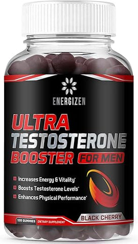 Energizen - 8in1 Booster de Testosterona para Homens com Tongkat Ali, Fenugreek, Ashwagandha e Magnésio – Aumente a Libido | Marca: [Nome da Marca]